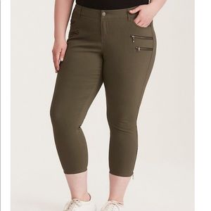 Torrid olive green pants